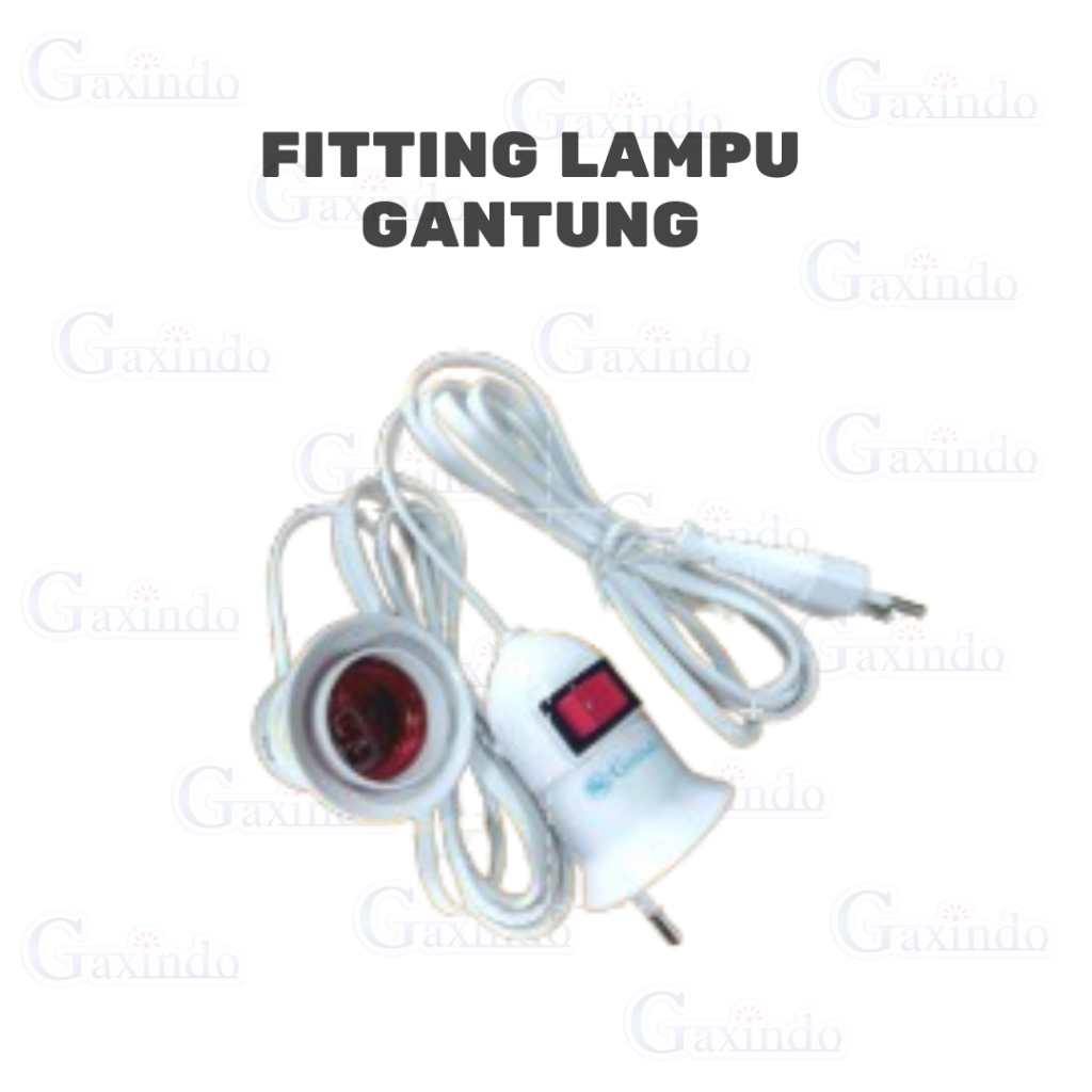 fitting gantung E27, fitting lampu gantung, fitting bohlam gantung, dudukan lampu gantung, fitting l