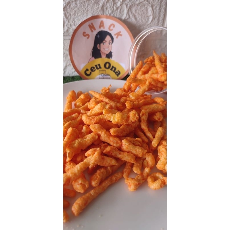 

Snack Ceu Ona Jual Stick Twist Jagung Panggang 250 Gram Pedas Manis Gurih Enak