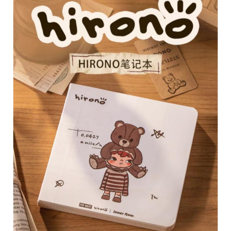 

HIRONO Notebook original pop mart