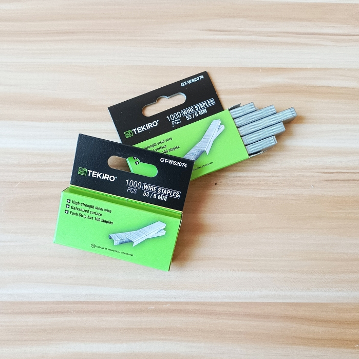 

Refill Staples Tembak 6 Mm TEKIRO - Isi Staples Gun 6 mm