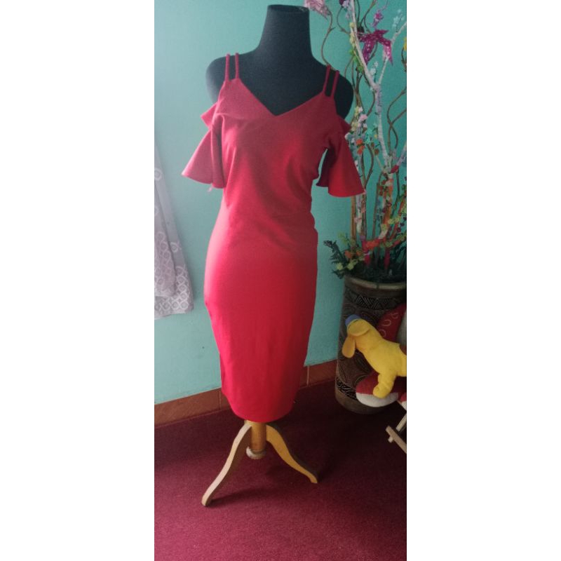 PL DRESS SEXY MIDI