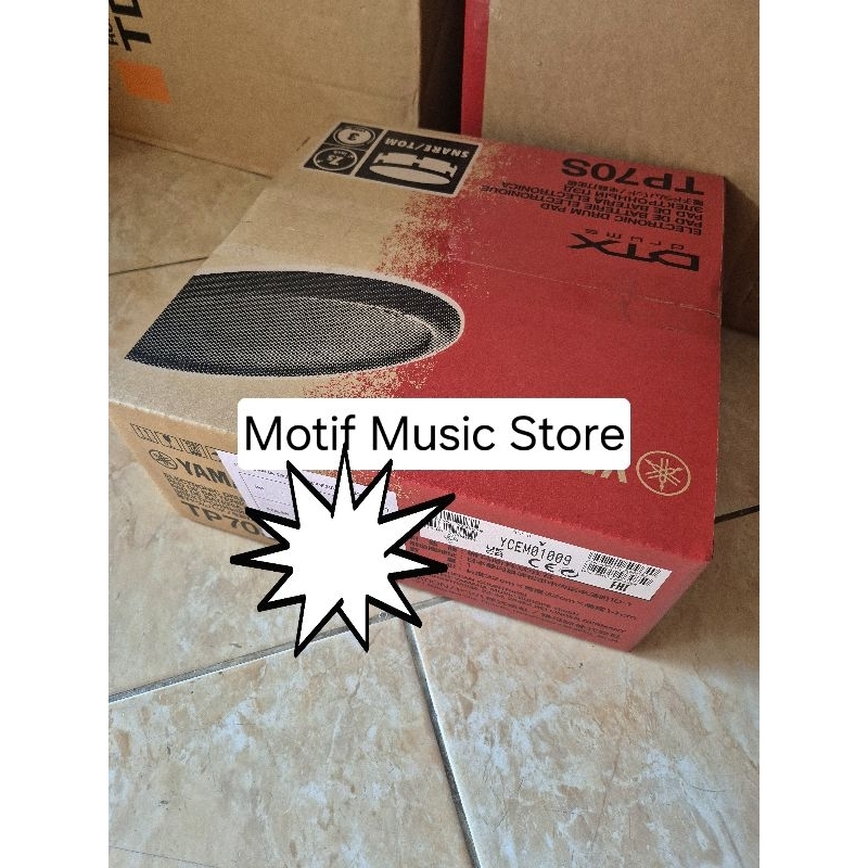Yamaha TP70S Snare Drum Pad 3 Zone 3 Zona Pukul untuk drum elektrik DTX