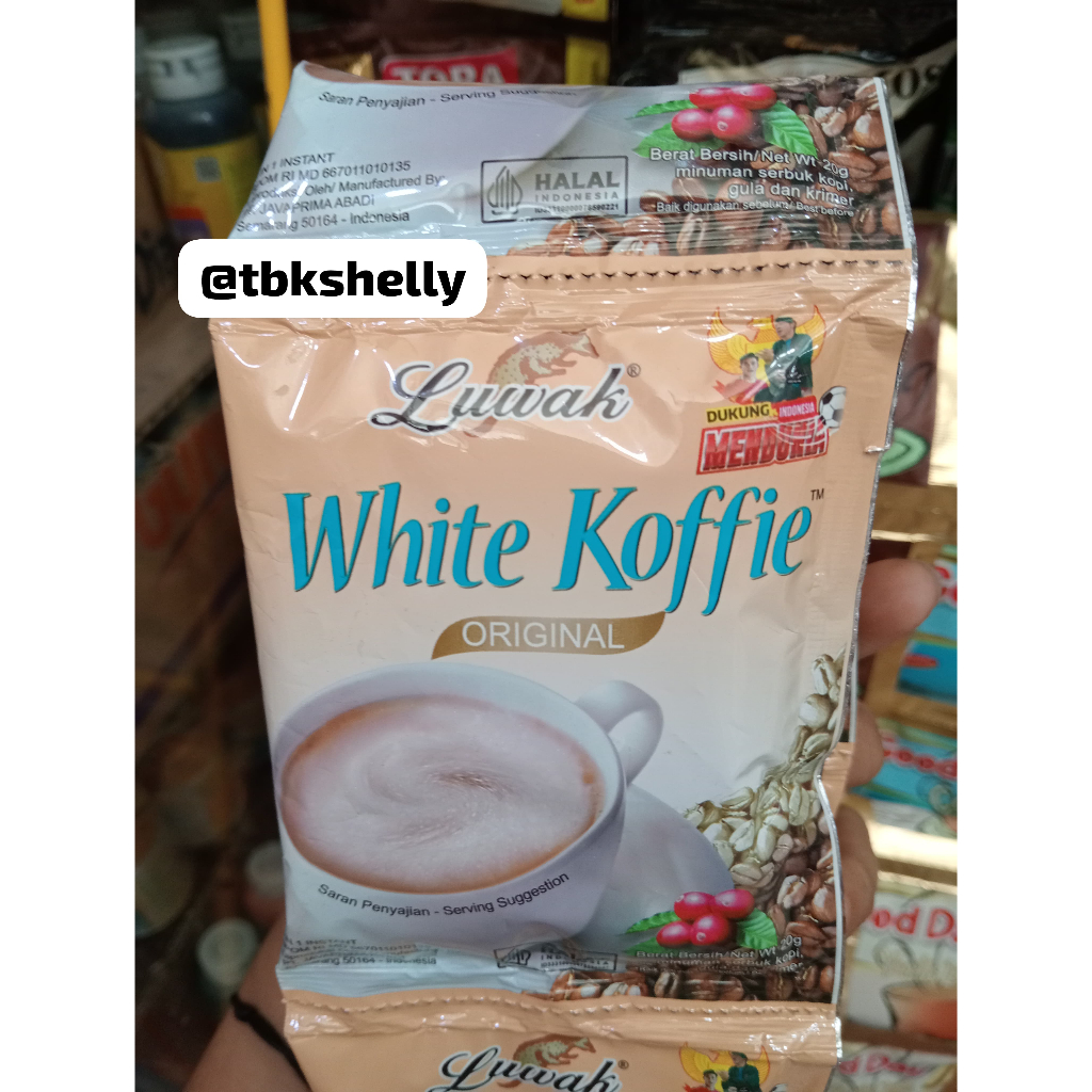 

KOPI LUWAK WHITE KOFFIE 20gr RENCENG (ISI 10)