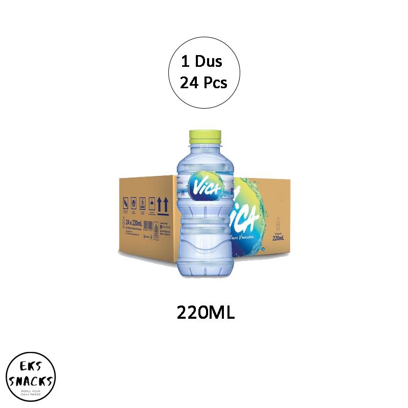VICA 220ML - Air Mineral Botol Kecil Mini [1 Dus 24 Botol]