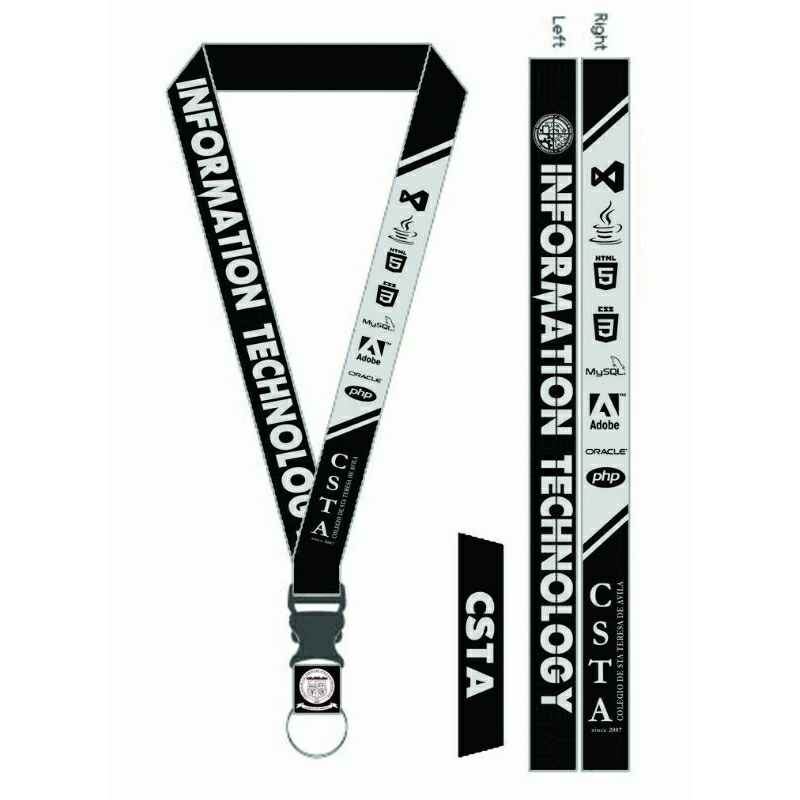 

CETAK TALI LANYARD 2,5 1SISI Tali Lanyard&Name Tag