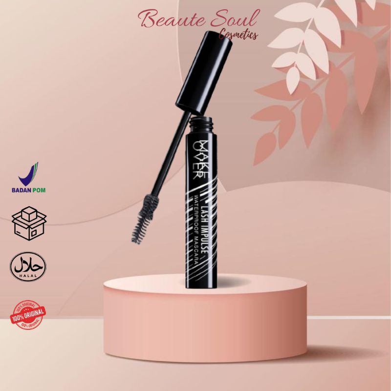 MAKE OVER Lash Impulse Mascara - Maskara waterproof volume efek panjang tidak clumpy ~Beaute Soul~