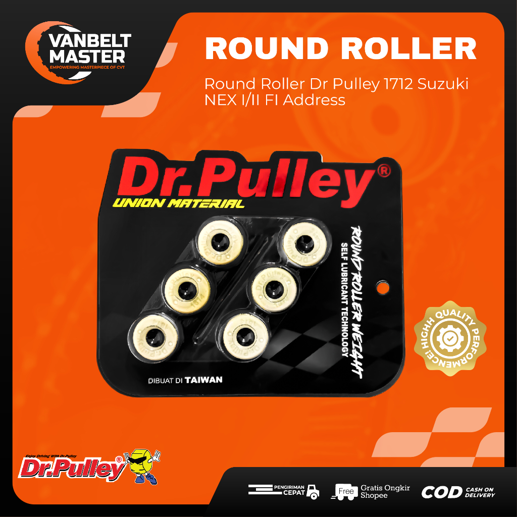 Dr Pulley Roller Suzuki Nex 1 2 I II Lets Address ukuran 1712 Sparepart CVT Motor Matic