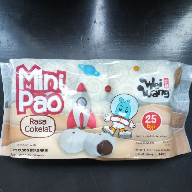 

WEIWANG Minipao Coklat isi 25