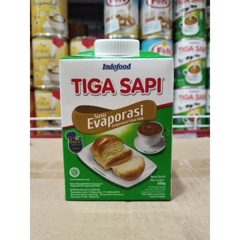 

TIGA SAPI SUSU EVAPORASI 500 GR