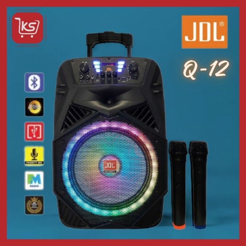 SPEAKER JDL Q-12 | 2 MIC WIRELESS