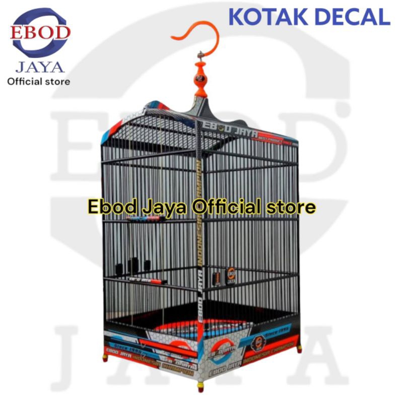 SANGKAR KANDANG KOTAK EBOD DECAL CHAMPION