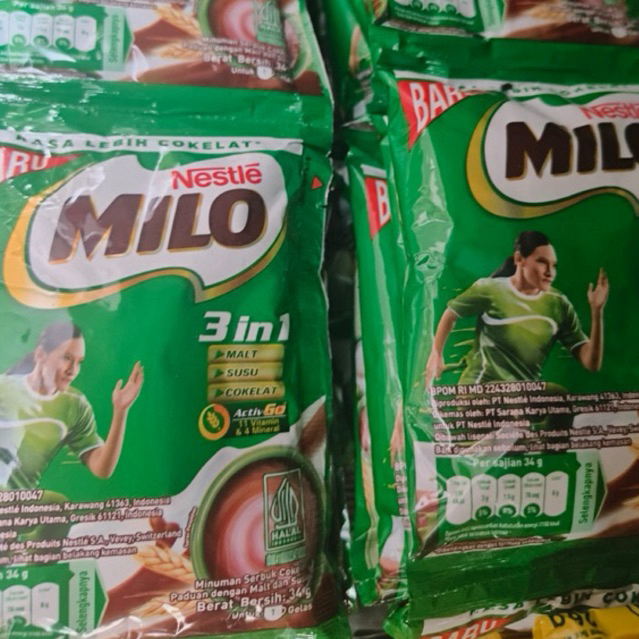 

Nestle Milo 3in1 susu milo sarapan sehat (10 sachet)