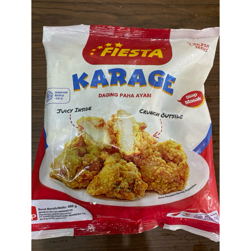 

Fiesta Karage 400gr (kemasan baru)