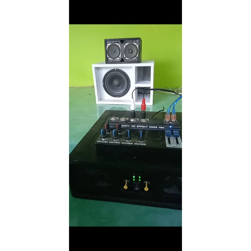 Paket Sound Miniatur Fullset power speaker termurah
