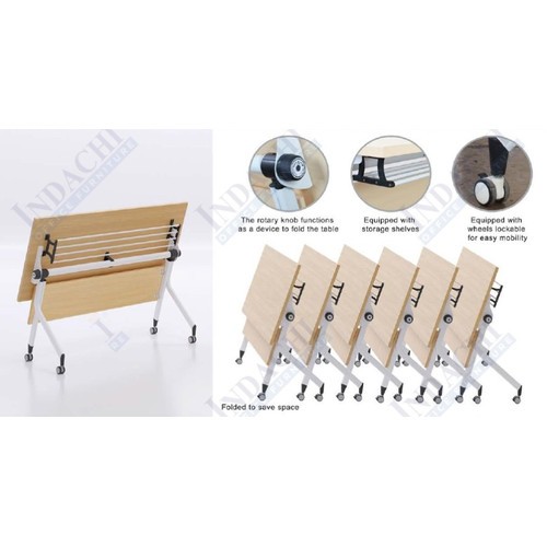 Meja Kantor Lipat/Meja Training/Meja Rapat/Meja Meeting INDACHI Type KACHE