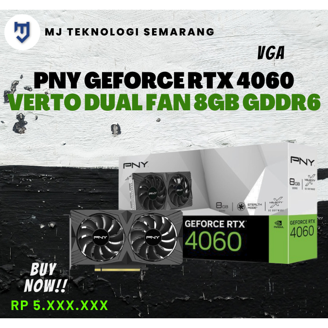 PNY GeForce RTX 4060 VERTO Dual Fan 8GB GDDR6