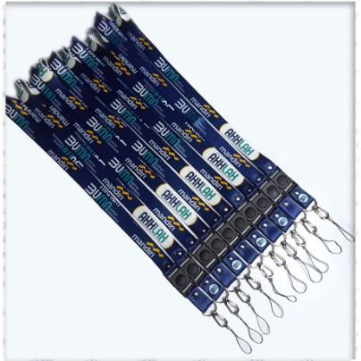 

TALI LANYARD/GANTUNGAN ID CARD/HP/KUNCI BANK MANDIRI BUMN