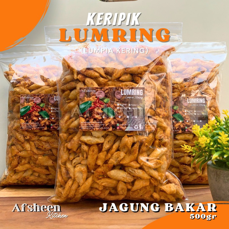

CEMILAN VIRAL KERIPIK LUMPIA KERING JAGUNG BAKAR CEMILAN ENAK 500gr