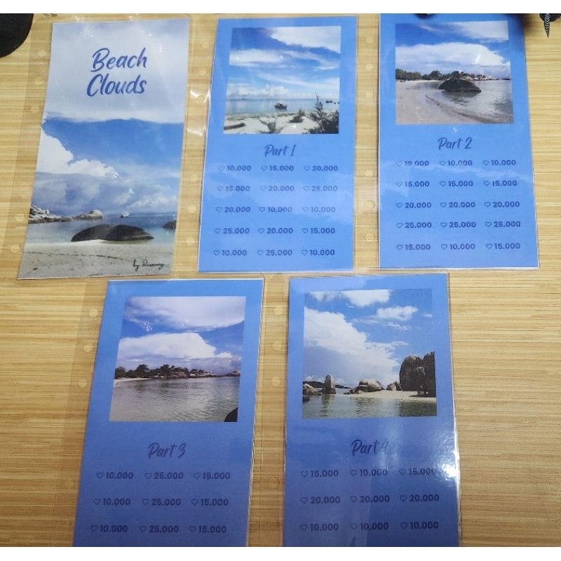 

Beach Clouds Savings Challenge..