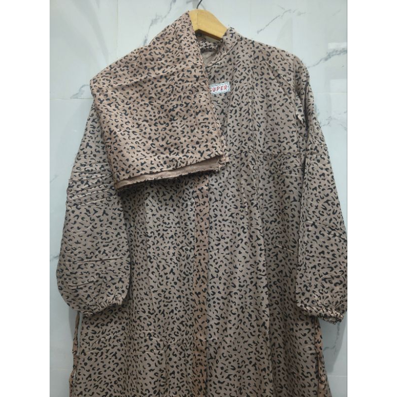 GAMIS SET HIJAB LEOPARD BY SYIFA SSS