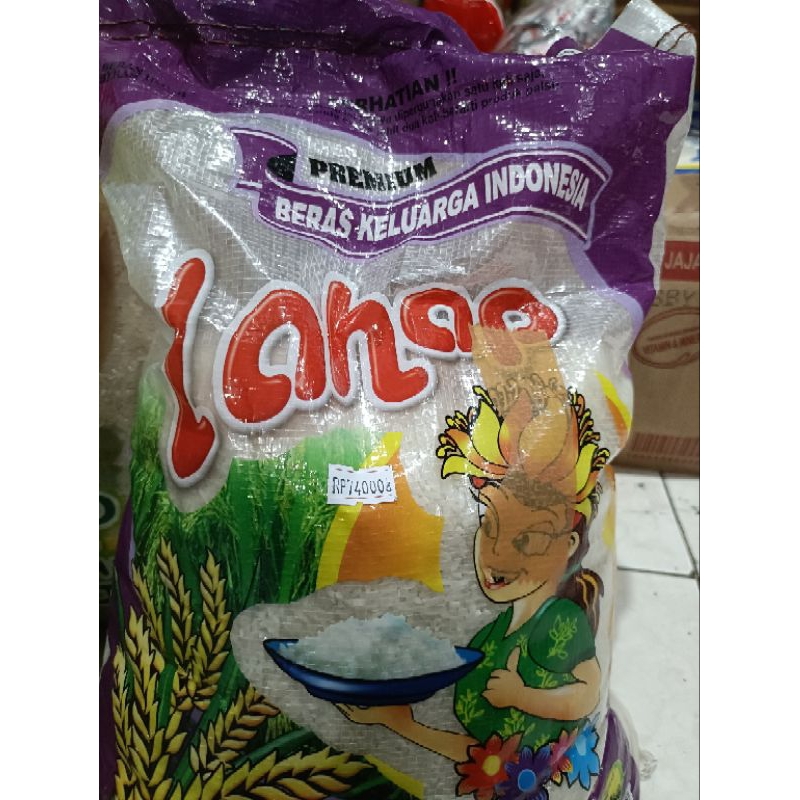 

beras 5 kg merek lahap