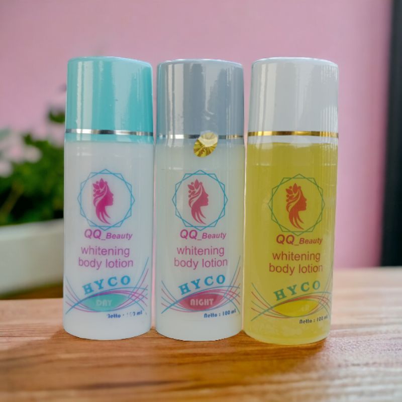 HB pemutih premium HYCO QQ paket lengkap body whitening ORIGINAL 100%