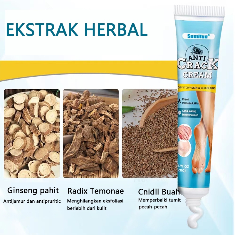 Krim kaki pecah dan kering salep kaki pecah dan kering ampuh perawatan kaki pecah dan kering 20g
