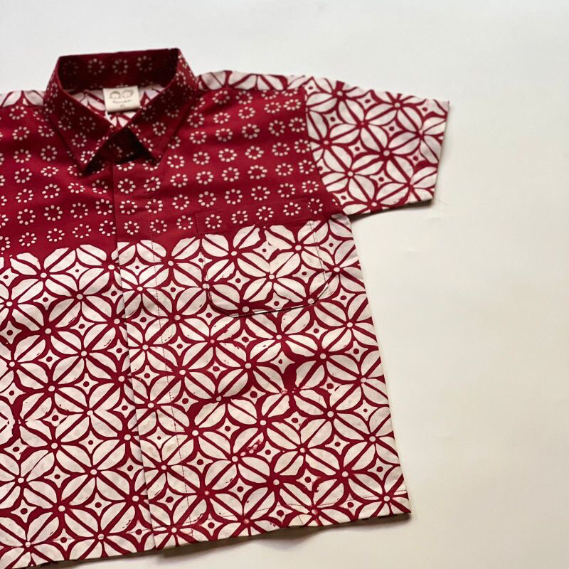 Batik Anak Merah Putih Baju Agustus