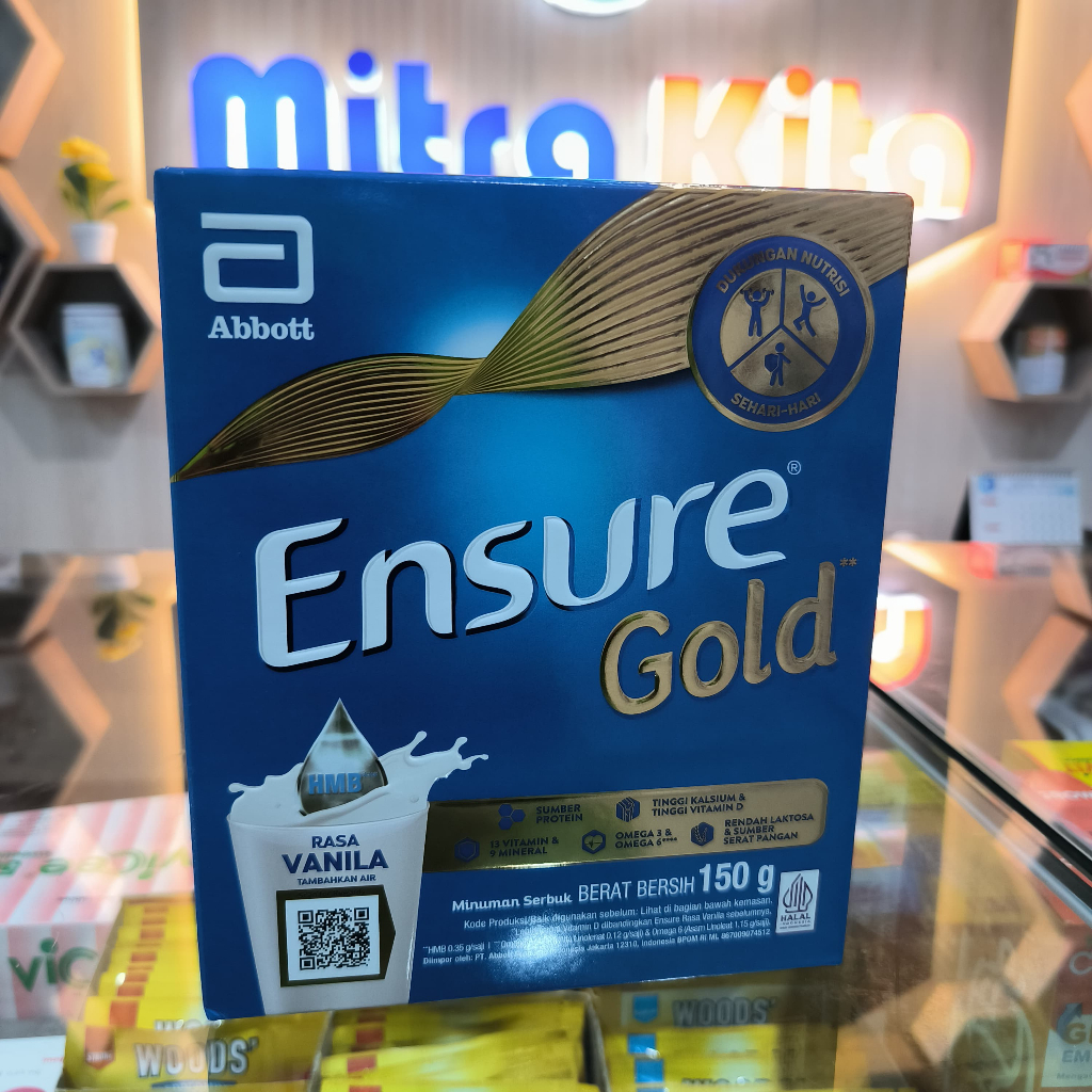 

ENSURE GOLD Rasa Vanila 150GR Box / Susu Ensure Dukungan Nutrisi Sehari-hari SEMARANG