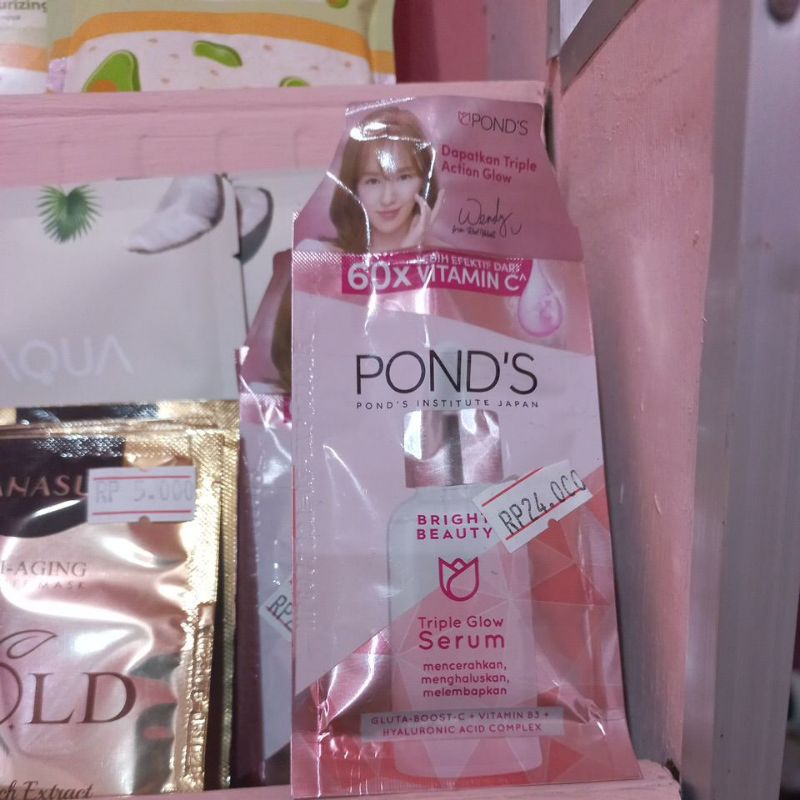 PONDS TRIPLE GLOW SERUM BRIGHT BEAUTY