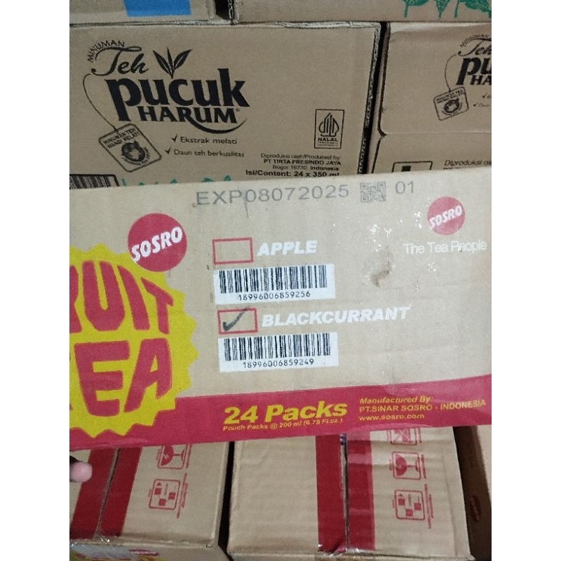 

fruit tea pouch 24 x 200ml (khusus pengiriman instant)