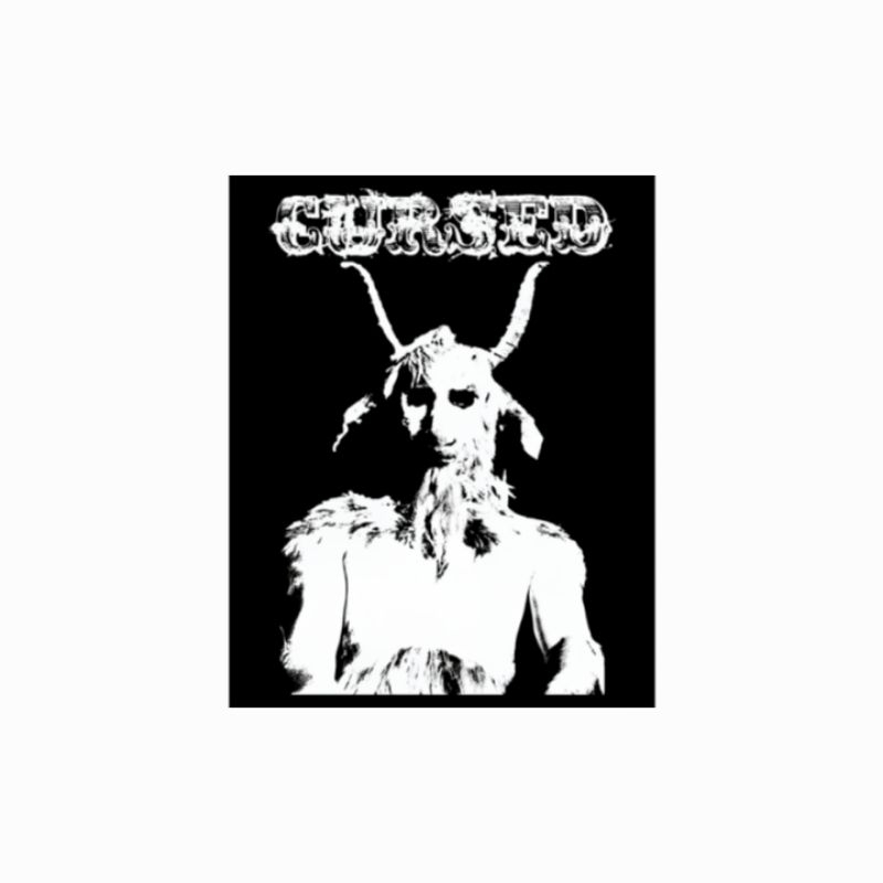 

sticker band Cursed sludge metal hardcore crust punk stiker