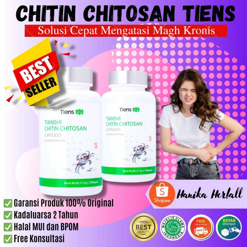 Obat China Asam Lambung Kronis Gerd Maag Fitofarmaka Asam Lambung Chitin Chitosan Herbal
