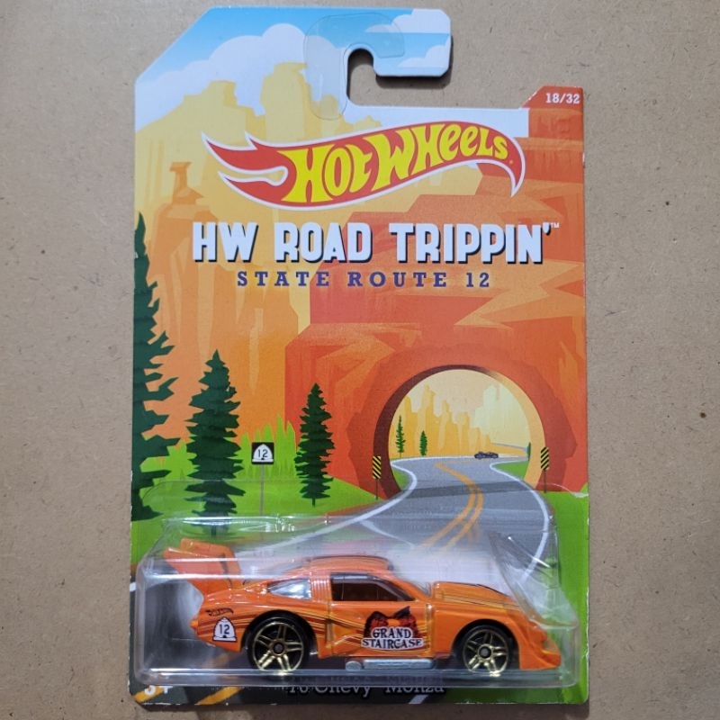 HOT WHEELS '76 CHEVY MONZA / HW ROAD TRIPPIN' [ ORANGE ]
