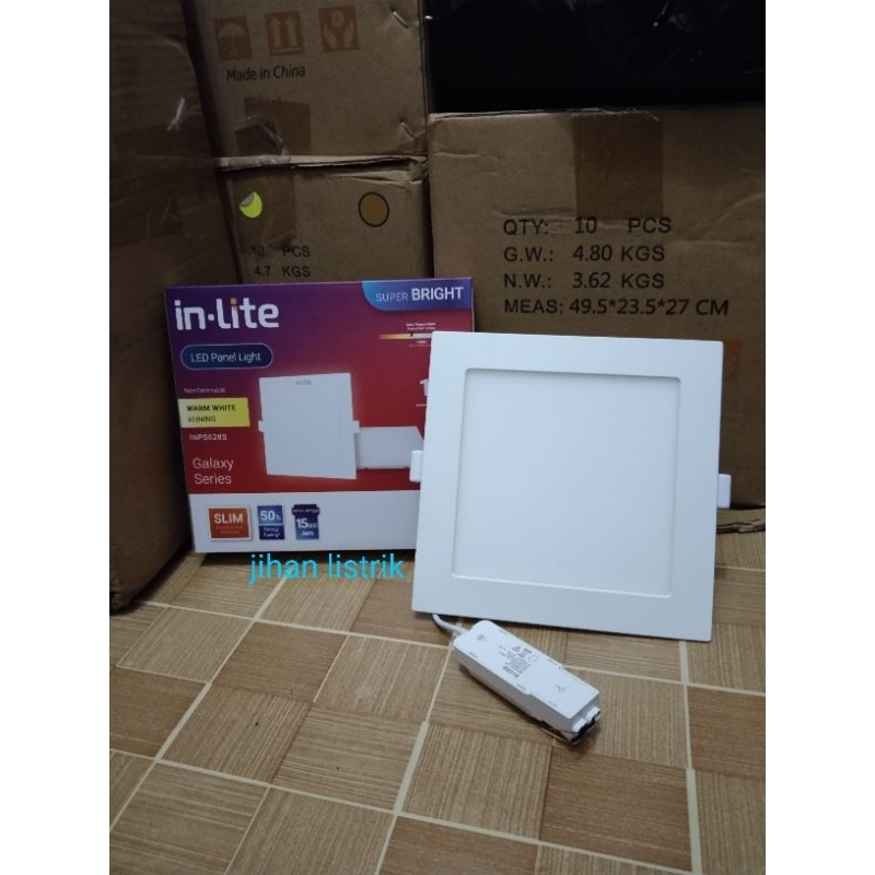 downlight led INLITE INPS628S 12watt kuning inbow 220volt