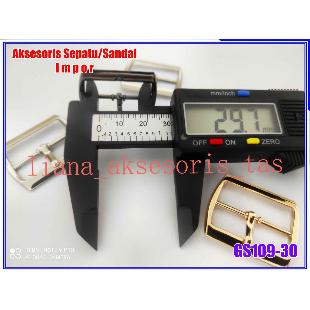 Ring Jarum Gesper 29mm (1pasang) GS109-30 RING GESPER AKSESORIS SENDAL - ASESORIS SANDAL SEPATU - BR