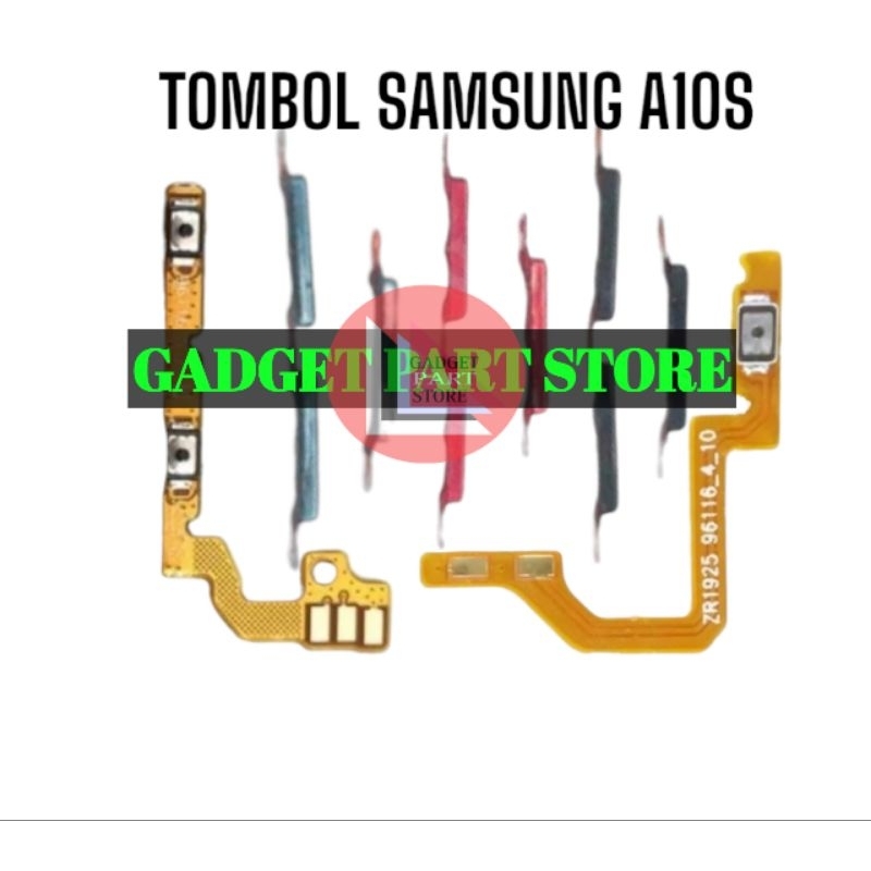 TOMBOL SAMSUNG A10S TOMBOL SET + FLEXIBLE ON OFF VOLUME SAMSUNG A10S ORIGINAL