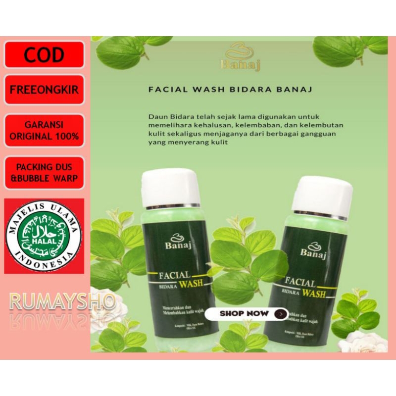 Banaj //Facial wash Bidara Banaj//Banaj Herbal