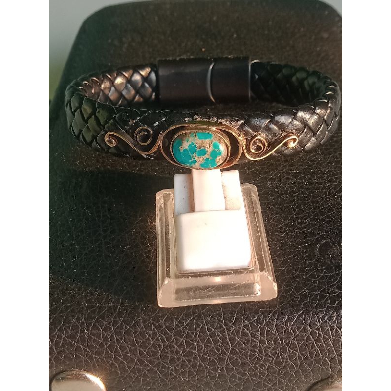 gelang kulit pirus persia 89