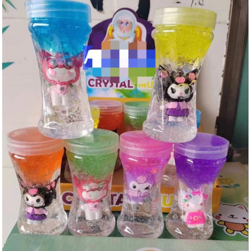 SLIME MAINAN ANAK / SLIME JELLY TABUNG GLITTER