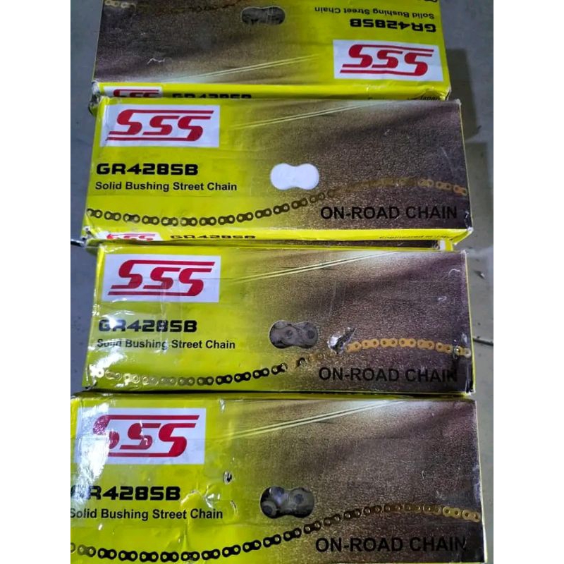 Rantai 428 original triple s gold