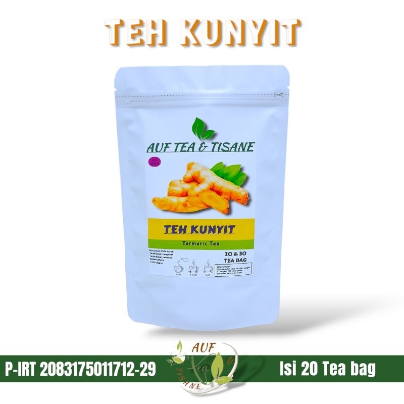 

Turmeric Tea / Teh Kunyit,Isi 20 Tea Bag(Teh Celup) 'AUF TEA & TISANE'