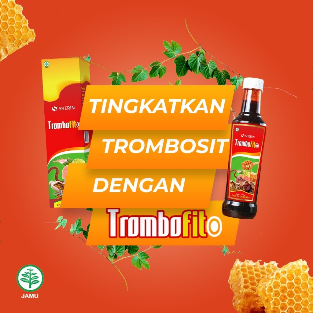 

Nafariz724 Trombofit Sari Kurma Madu Angkak Propolis Jambubiji Plus Daun Ubi Jalar 460Ml