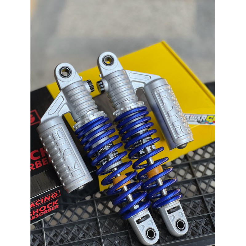 SKOK KYB BIRU TITANIUM MERAH KUNING DUS KUNING 320mm DETAIL MIRIP ORIGINAL