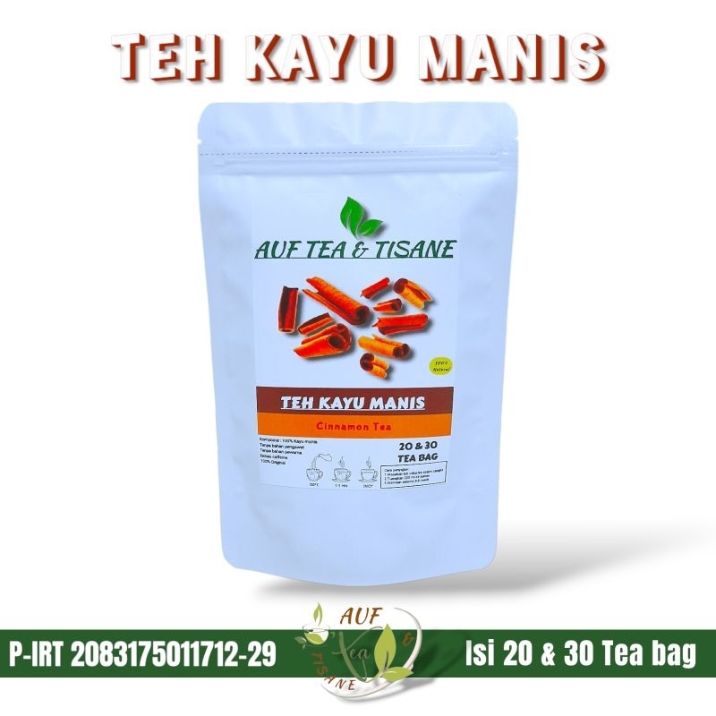 

TEH KAYU MANIS/CINNAMON TEA,PURE 100% ORGANIK,ISI 20 DAN 30 TEA BAG(TEH CELUP)