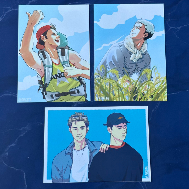 haikyuu timeskip artprint postcard fanmerch animerch preloved