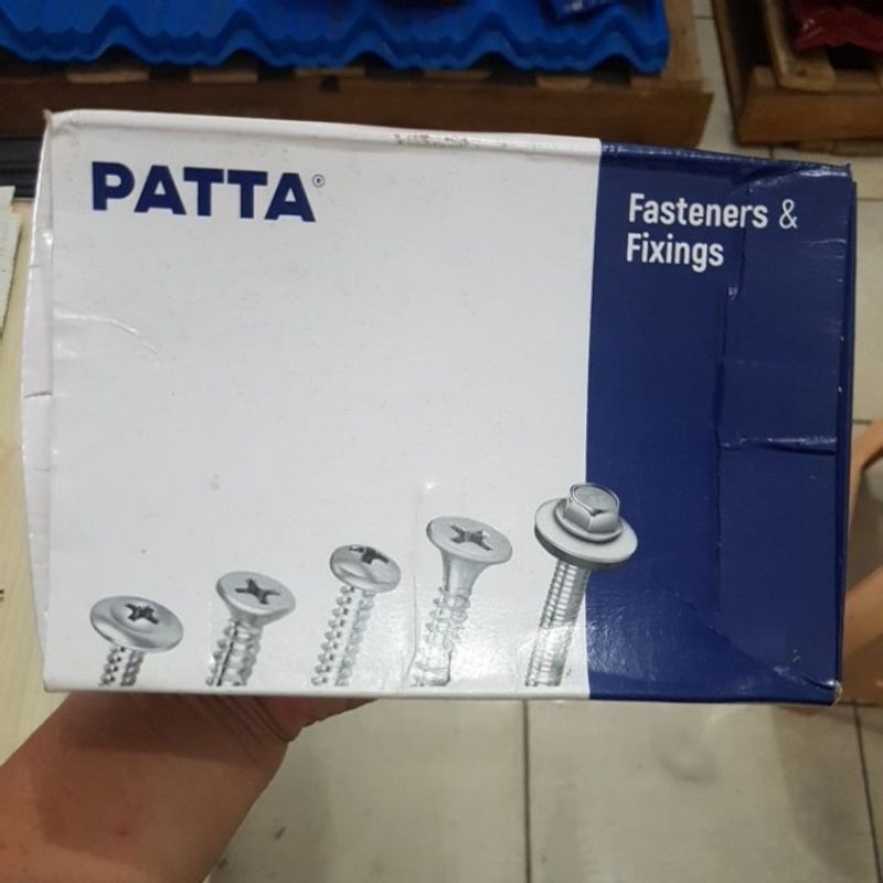 Baut Patta 5.5×45mm #12-24×1-3/4" Baut atap spandek harga per pc Rp.