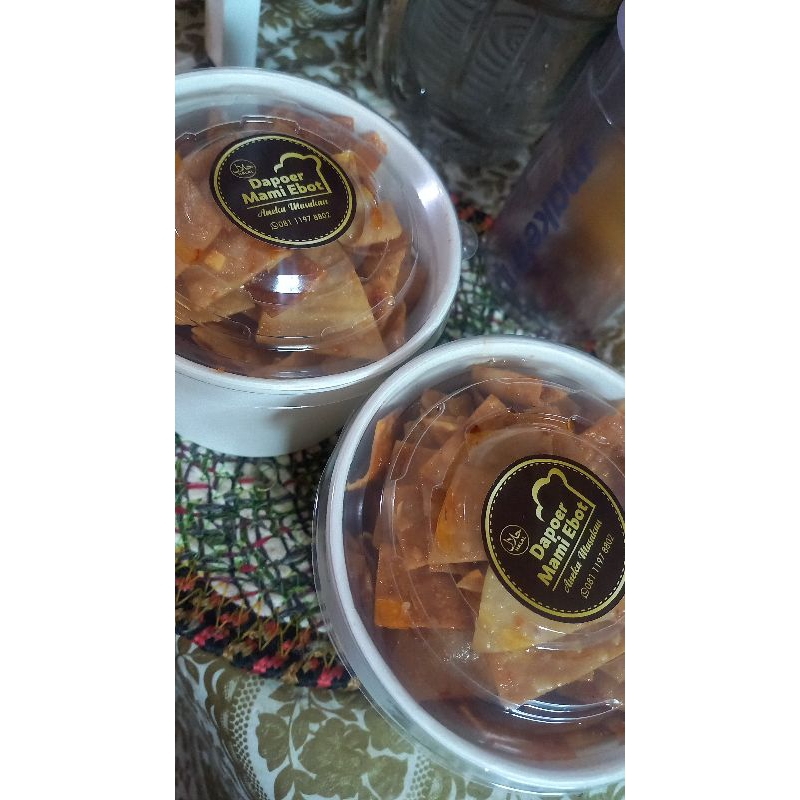 

Kripik Pangsit Balado