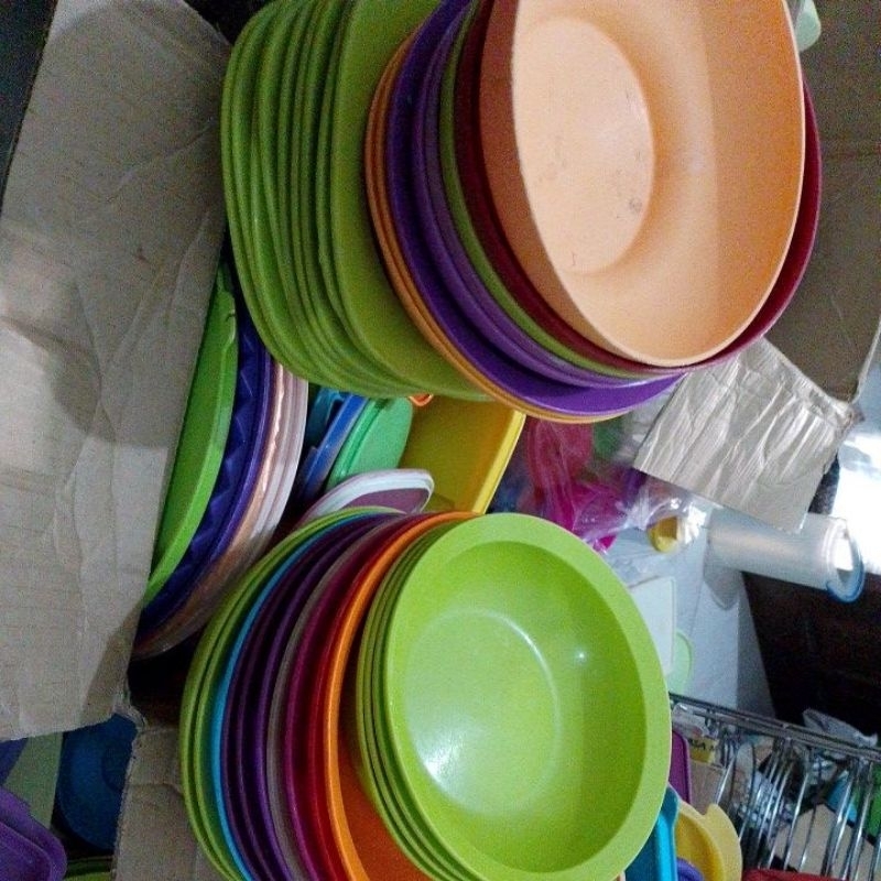 piring Tupperware second - mangkok Tupperware second - Tupperware second