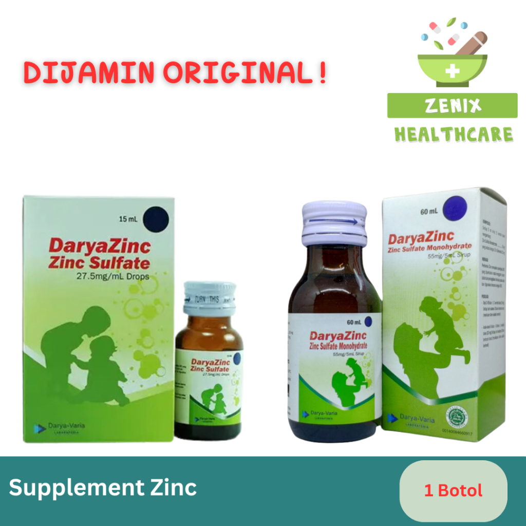 DaryaZinc Drop/Sirup - Supplement Zinc